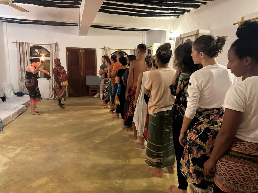 Ceremonie Bwiti, noaptea