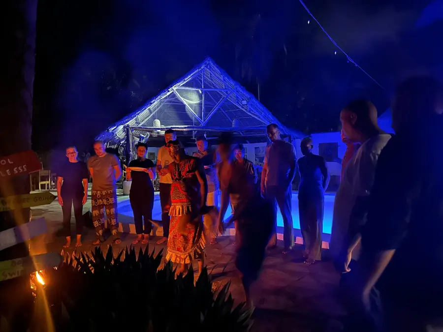Cerc de împărtășire la Ananda Villa